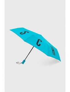 Moschino parasol kolor turkusowy 8911 OPENCLOSEA