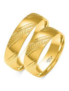 LOVRIN Złoty pierścionek obrączka złota 333