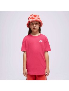 Nike T Shirt G Nsw Tee Club Ss Girl Dziecięce Odzież T-shirty FD0927-615 Różowy