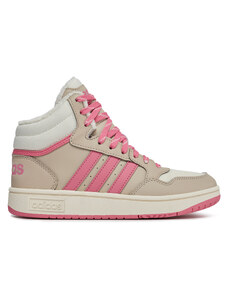 Sneakersy adidas Hoops Mid 3.0 Shoes Kids IF7739 Beżowy
