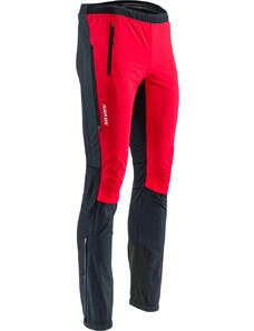 Męskie spodnie narciarskie alpejskie Silvini Soracte czarno-czerwone