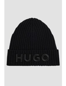 HUGO Czarna czapka