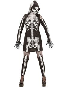 Widmann 2-częściowy kostium "SKELETTLADY" w kolorze czarnym