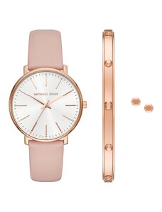 Zestaw zegarek i bransoletka Michael Kors Pyper MK1078SET Rose Gold/Pink