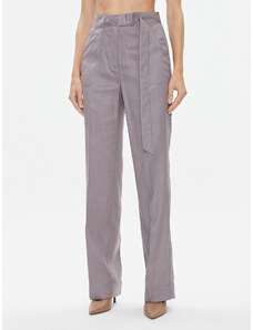 Calvin Klein Spodnie materiałowe K20K205687 Szary Regular Fit
