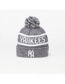 Kapelusz New Era New York Yankees Jake Bobble Knit Beanie Hat Black/ White