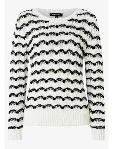 More & More Sweter w kolorze biało-czarnym