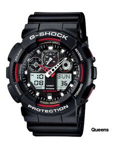 Męskie zegarki Casio G-Shock GA 100-1A4ER Black/ Red