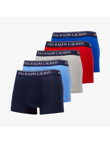 Bokserki Polo Ralph Lauren Stretch Cotton Classic Trunk 5-Pack Red/ Grey/ Royal Game/ Blue/ Navy