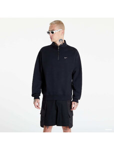 Bluza z kapturem męska Nike Solo Swoosh Men's 1/4-Zip Top Black/ White