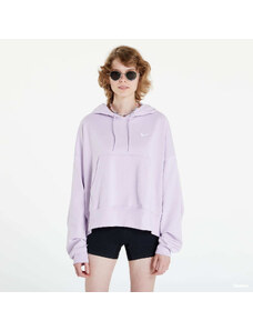 Damska bluza z kapturem Nike Women's Oversized Jersey Pullover Hoodie Light Purple