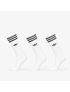adidas Originals Męskie skarpety adidas High Solid Crew Sock 3-Pack White