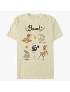 Koszulka męska Merch Disney Classics Bambi - Textbook Unisex T-Shirt Natural