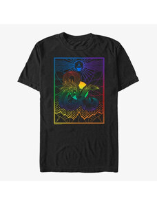 Koszulka męska Merch Dungeons & Dragons - Dice Gradient Landscape Unisex T-Shirt Black