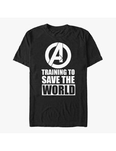 Koszulka męska Merch Marvel Avengers Classic - Training To Unisex T-Shirt Black