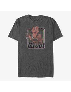 Koszulka męska Merch Marvel GOTG 2 - Guardians Wall Unisex T-Shirt Dark Heather Grey