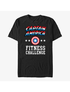 Koszulka męska Merch Marvel Avengers Classic - Challenge Cap Unisex T-Shirt Black