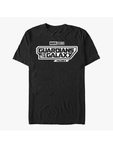 Koszulka męska Merch Marvel Guardians of the Galaxy Vol. 3 - Volume 3 Logo Unisex T-Shirt Black
