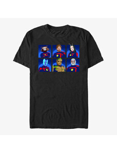 Koszulka męska Merch Marvel Guardians of the Galaxy Vol. 3 - Guardians Six Unisex T-Shirt Black