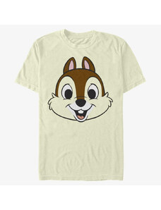 Koszulka męska Merch Disney Classics Mickey & Friends - Chip Big Face Unisex T-Shirt Natural
