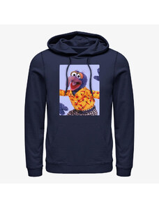 Męska bluza z kapturem Merch Disney Classics Muppets - Gonzo Meme Unisex Hoodie Navy Blue