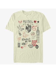Koszulka męska Merch Disney Classics DNCA - Rebel Queen Unisex T-Shirt Natural