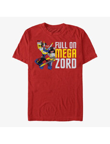 Koszulka męska Merch Hasbro Vault Power Rangers - Full Zord Unisex T-Shirt Red