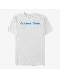 Koszulka męska Merch Hasbro Vault Connect Four - C4 LOGO Unisex T-Shirt White