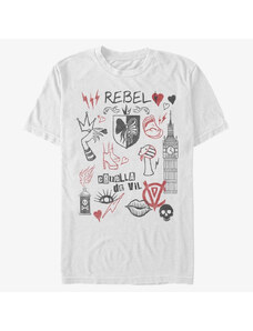 Koszulka męska Merch Disney Classics DNCA - Rebel Queen Unisex T-Shirt White