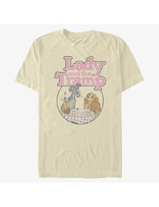 Koszulka męska Merch Disney Classics Lady & The Tramp - Lady and the Tramp Unisex T-Shirt Natural