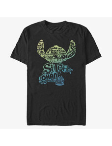 Koszulka męska Merch Disney Classics Lilo & Stitch - Stitch Fill Unisex T-Shirt Black