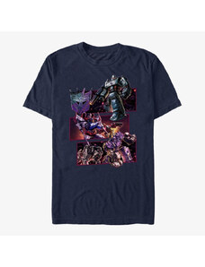 Koszulka męska Merch Hasbro Vault Transformers - DECEPTICON BOXUP Unisex T-Shirt Navy Blue
