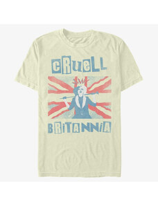 Koszulka męska Merch Disney Classics DNCA - Cruell Britannia Unisex T-Shirt Natural