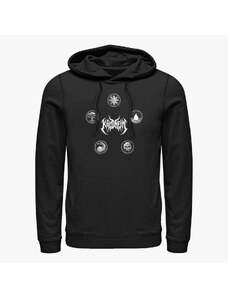 Męska bluza z kapturem Merch Magic: The Gathering - Five Elements Unisex Hoodie Black