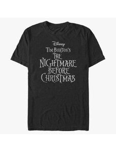 Koszulka męska Merch Disney Classics Nightmare Before Christmas - Logo Unisex T-Shirt Black