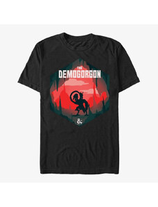 Koszulka męska Merch Dungeons & Dragons - The Demogorgan Hexagon Unisex T-Shirt Black