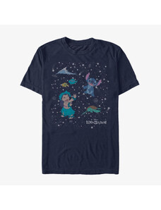 Koszulka męska Merch Disney Classics Lilo & Stitch - CONSTELATION LILO STITCH Unisex T-Shirt Navy Blue