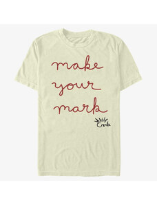 Koszulka męska Merch Disney Classics DNCA - MAKE YOUR MARK Unisex T-Shirt Natural