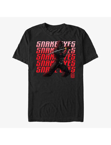 Koszulka męska Merch Hasbro Vault Snake Eyes - Snake Eye Stack Unisex T-Shirt Black
