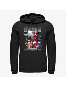 Męska bluza z kapturem Merch Hasbro Vault Power Rangers - I'm 21 It's Morphin Time Unisex Hoodie Black