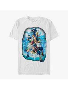 Koszulka męska Merch Disney Classics Kingdom Hearts - Sky Group Unisex T-Shirt White