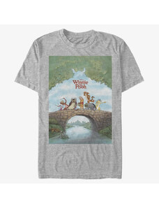 Koszulka męska Merch Disney Classics Winnie The Pooh - Pooh Poster Unisex T-Shirt Heather Grey