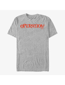 Koszulka męska Merch Hasbro Operation - Operate Logo Unisex T-Shirt Heather Grey