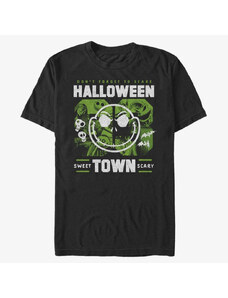 Koszulka męska Merch Disney Classics Nightmare Before Christmas - Halloweentown College Unisex T-Shirt Black