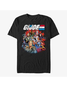 Koszulka męska Merch Hasbro G.I. Joe - Retro Vs Group Unisex T-Shirt Black