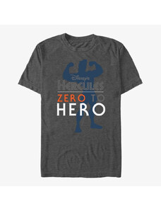 Koszulka męska Merch Disney Hercules - Zero to Hero Unisex T-Shirt Dark Heather Grey