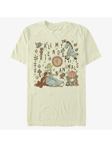 Koszulka męska Merch Disney Cinderella - All My Friends Are Animals Redux Unisex T-Shirt Natural