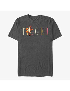 Koszulka męska Merch Disney Winnie the Pooh - Tigger Fashion Unisex T-Shirt Dark Heather Grey