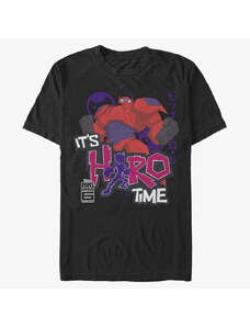 Koszulka męska Merch Disney Big Hero 6 Series - Hero Time Baymax Unisex T-Shirt Black