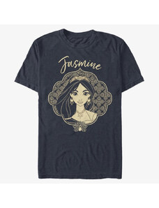 Koszulka męska Merch Disney Aladdin Live Action - Jasmine Portrait Unisex T-Shirt Navy Blue